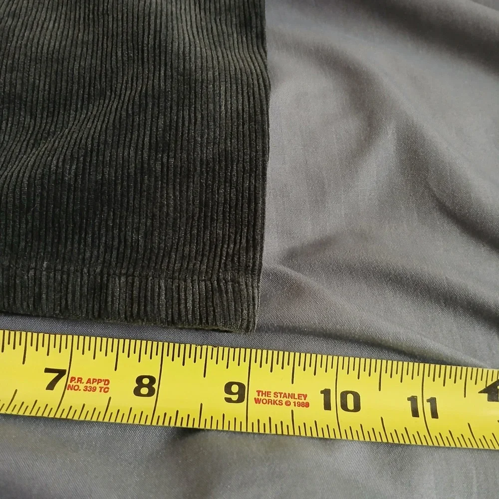 Polo Ralph Lauren Corduroy Pants Mens 40x30 Black Authentic Dungarees‎ Straight